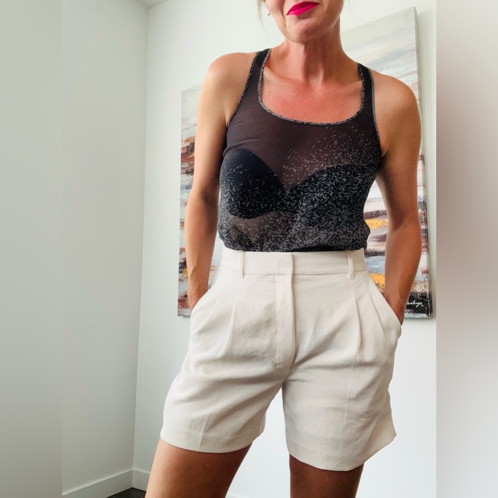 CLUB MONACO Silk Sheer Sleeveless Top NWT